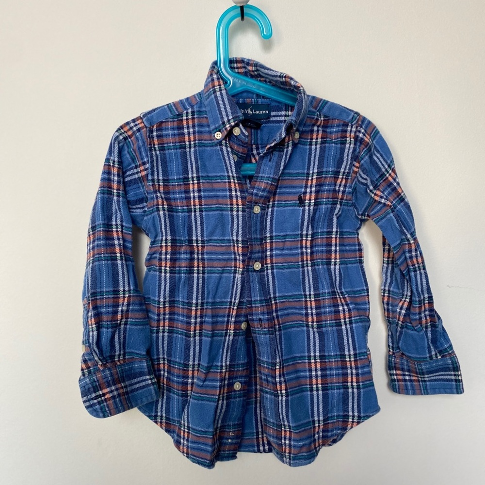 Ralph Lauren kids flannel button down